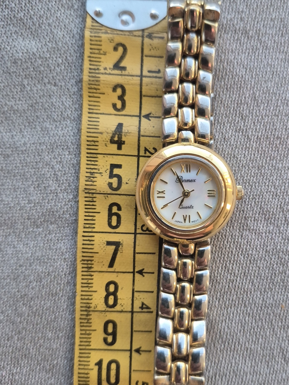 Two-Tone Gold & Silver Ladies Quartz Watch